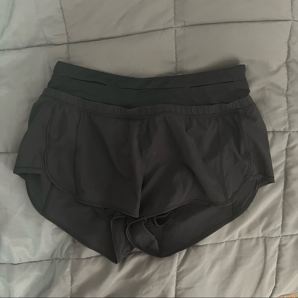 Lululemon Shorts w/ Zipper & Double Lining - Picture 1 of 3